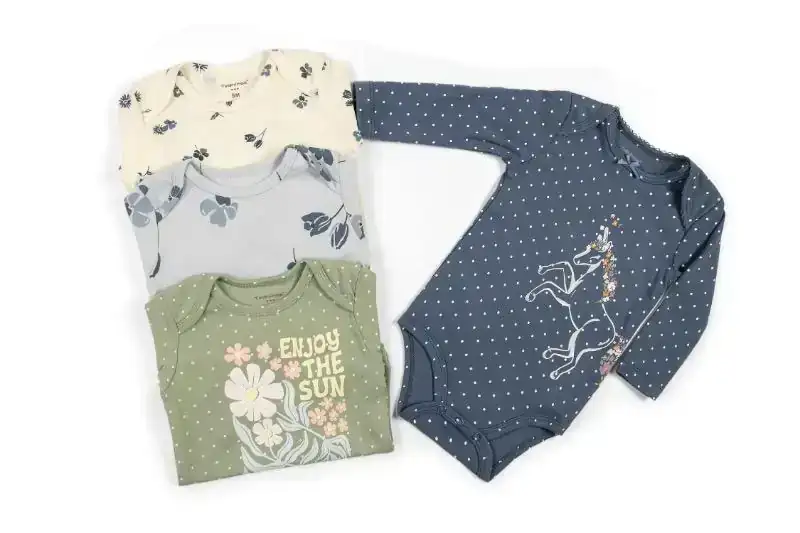 Set 4 bodys manga larga 