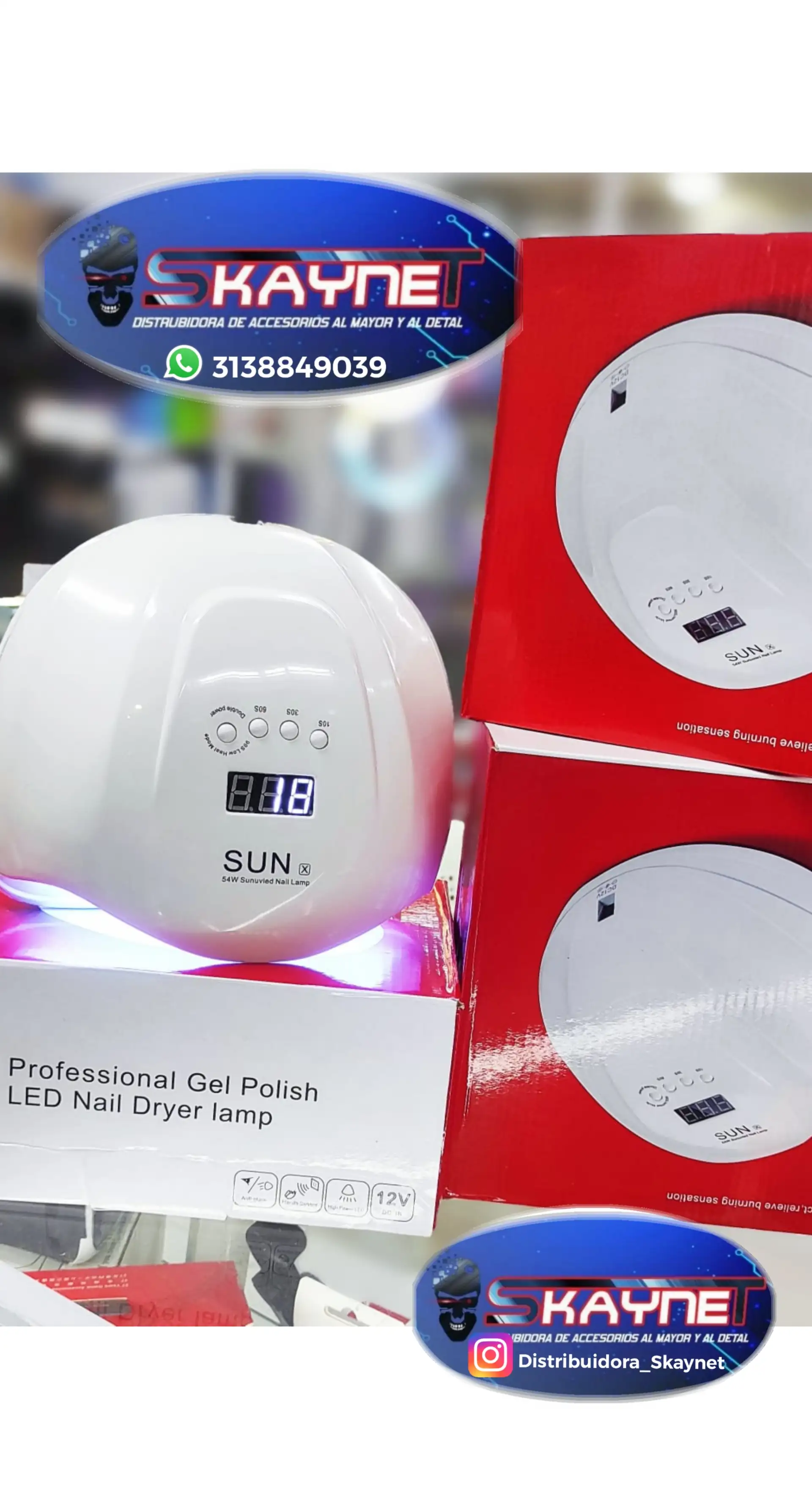 Profesional lámpara de uñas SUN5 😍excelente potencia 