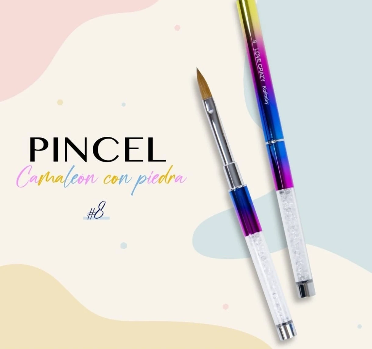 pincel de piedras # 8 