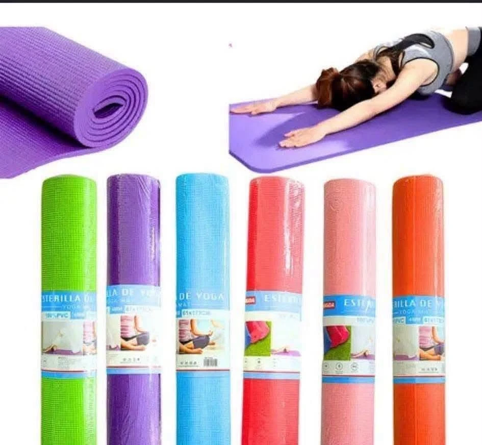 Tapete para yoga 61 cm x 173 cm y 4 mm de espesor  4
