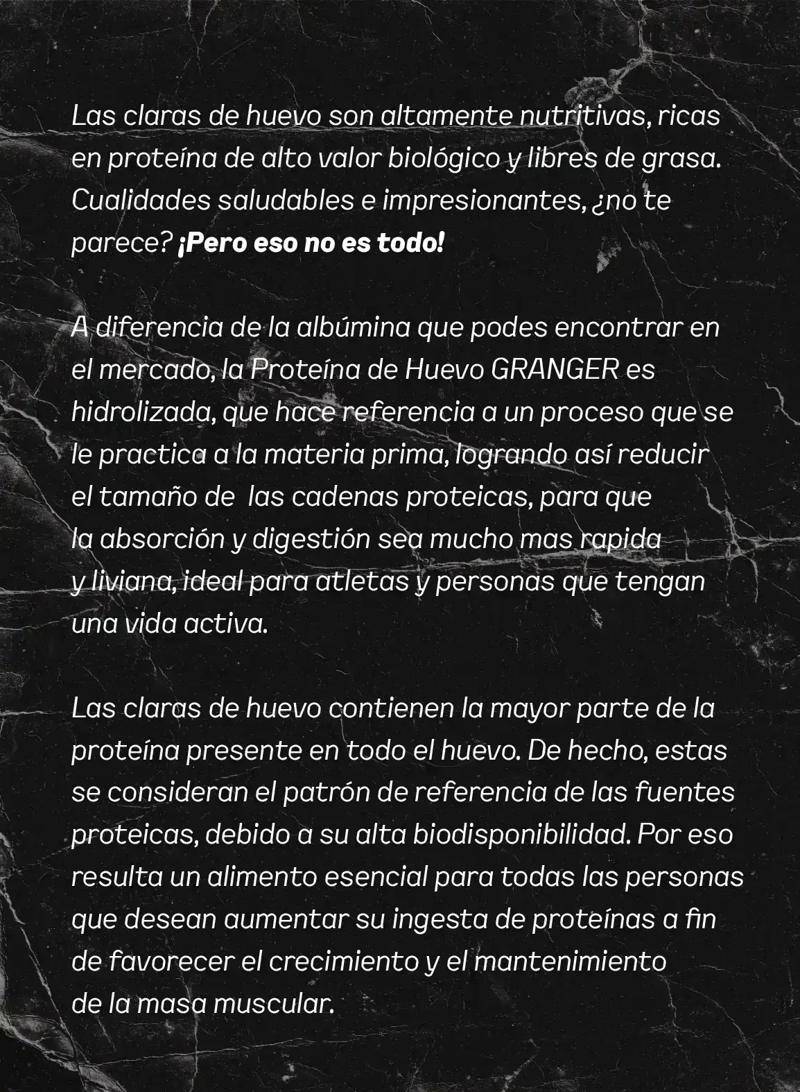 Proteína de Huevo  2