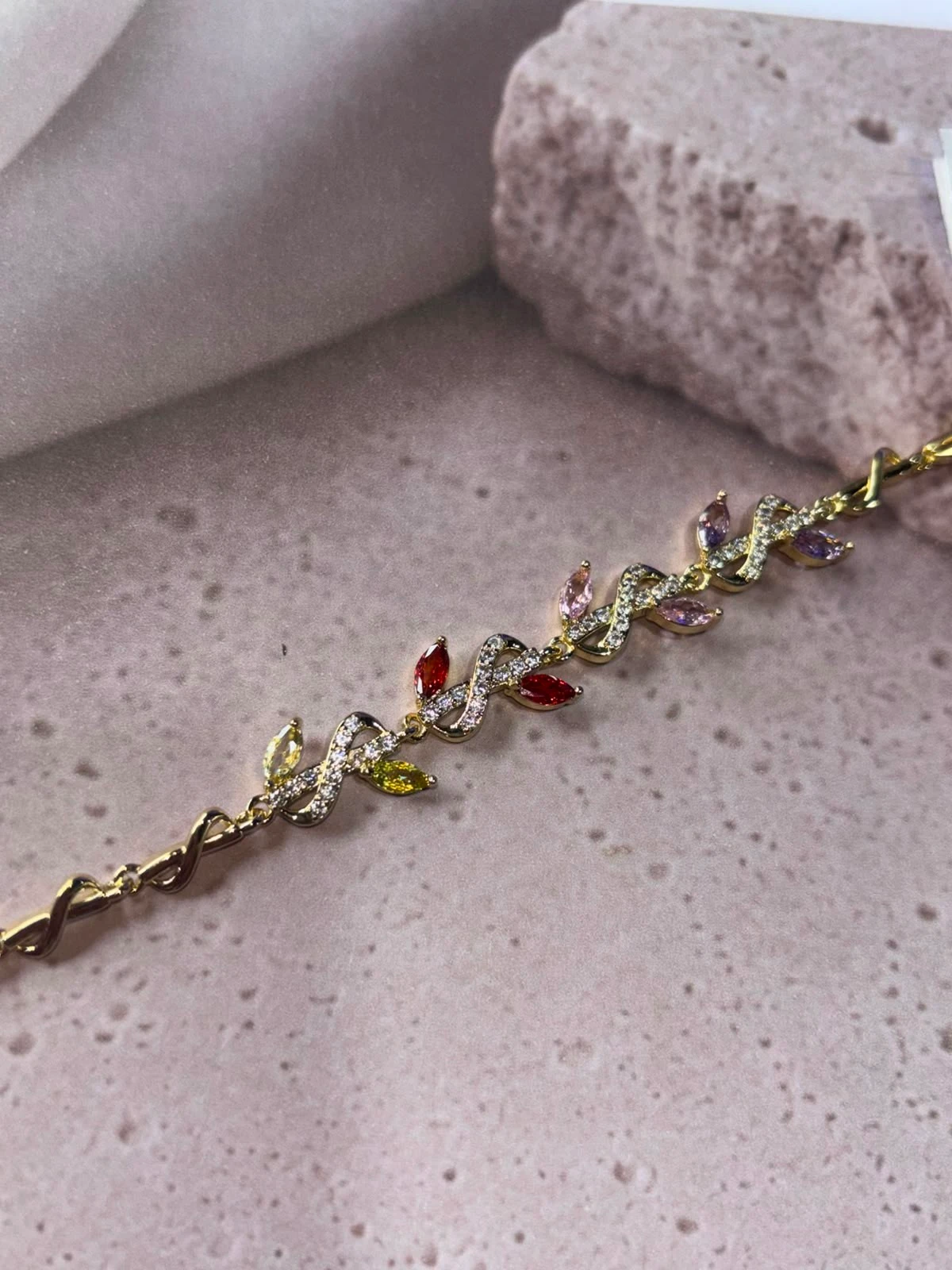 pulsera oro laminado 