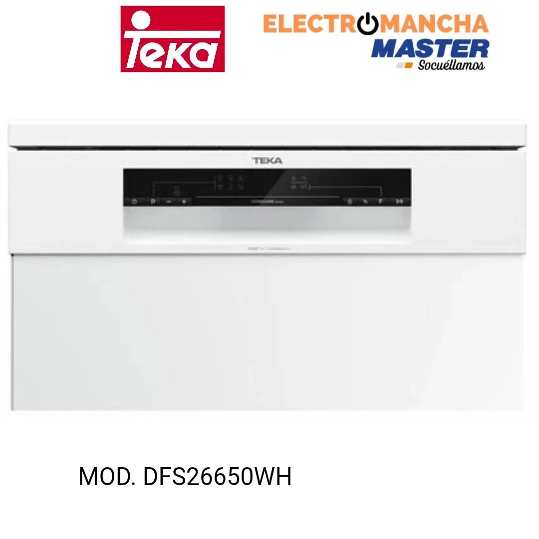 LAVAVAJILLAS TEKA DFS26650WH 13 CUB. CLASE E 2