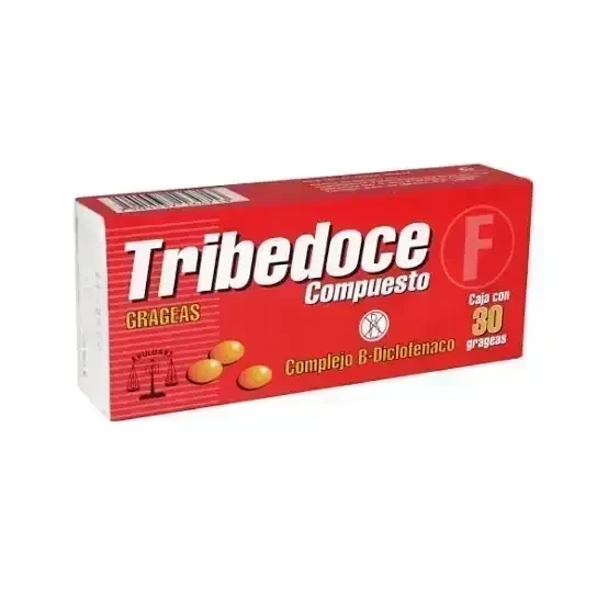 Tribedoce Compuesto 30TAB (complejo B diclofenaco)