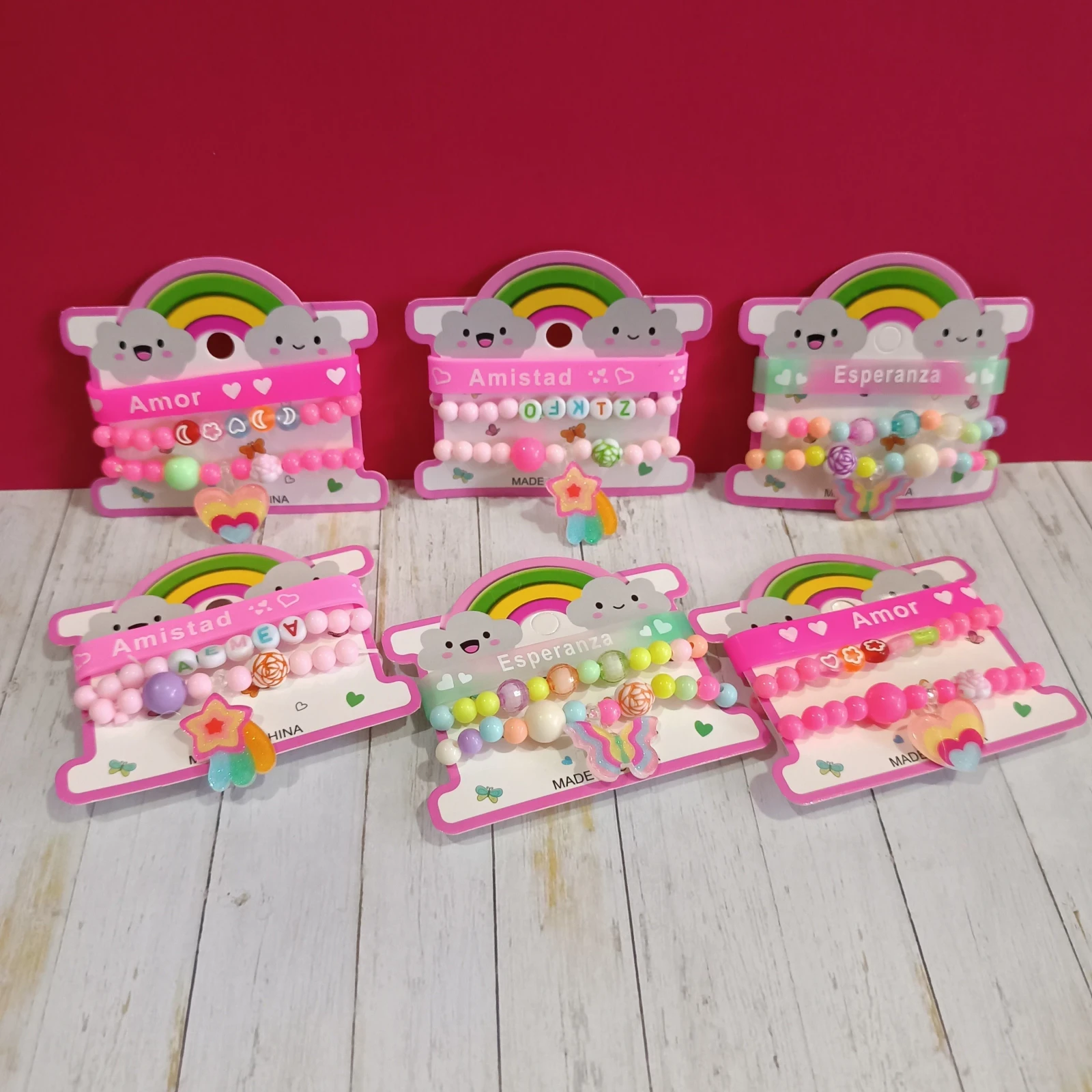 SET PULSERAS NIÑA 
