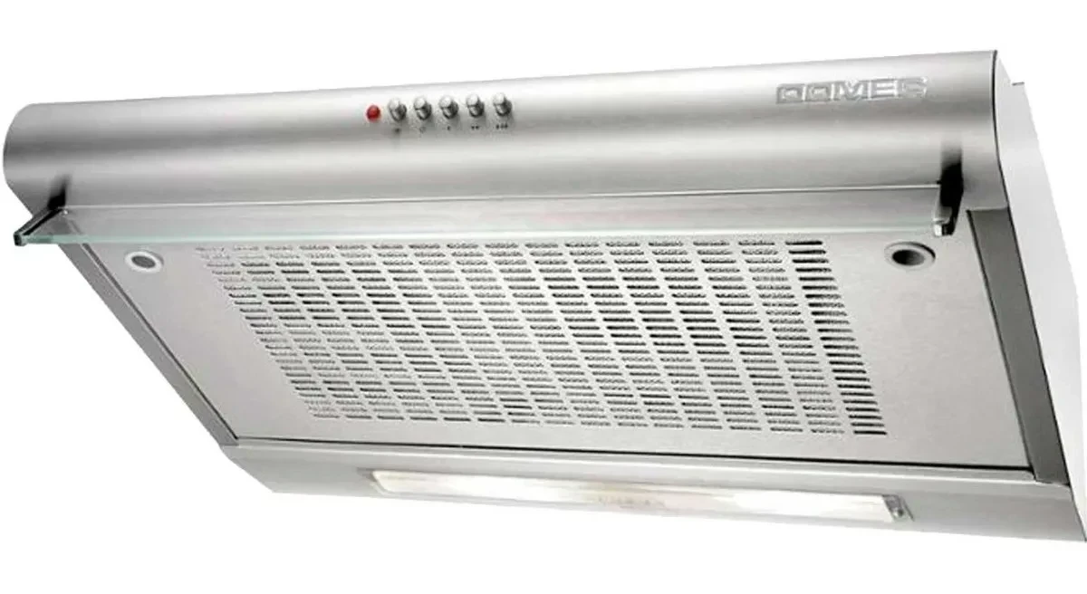 Extractor Purificador De Cocina Domec Dom 3060 Ac. Inox. Color Plateado