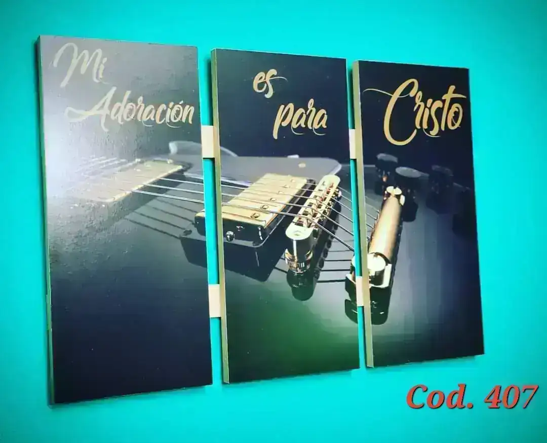 Cuadro  horizontal x 3. Cód. 407
