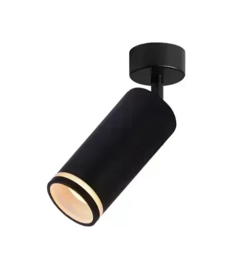 SPOT SOBREPUESTO LIT NEGRO 1L GU10