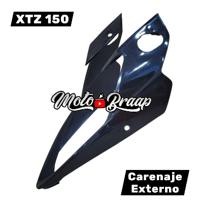 PL Xtz 150 carenaje externo farola color negro DM SPD CAR-033