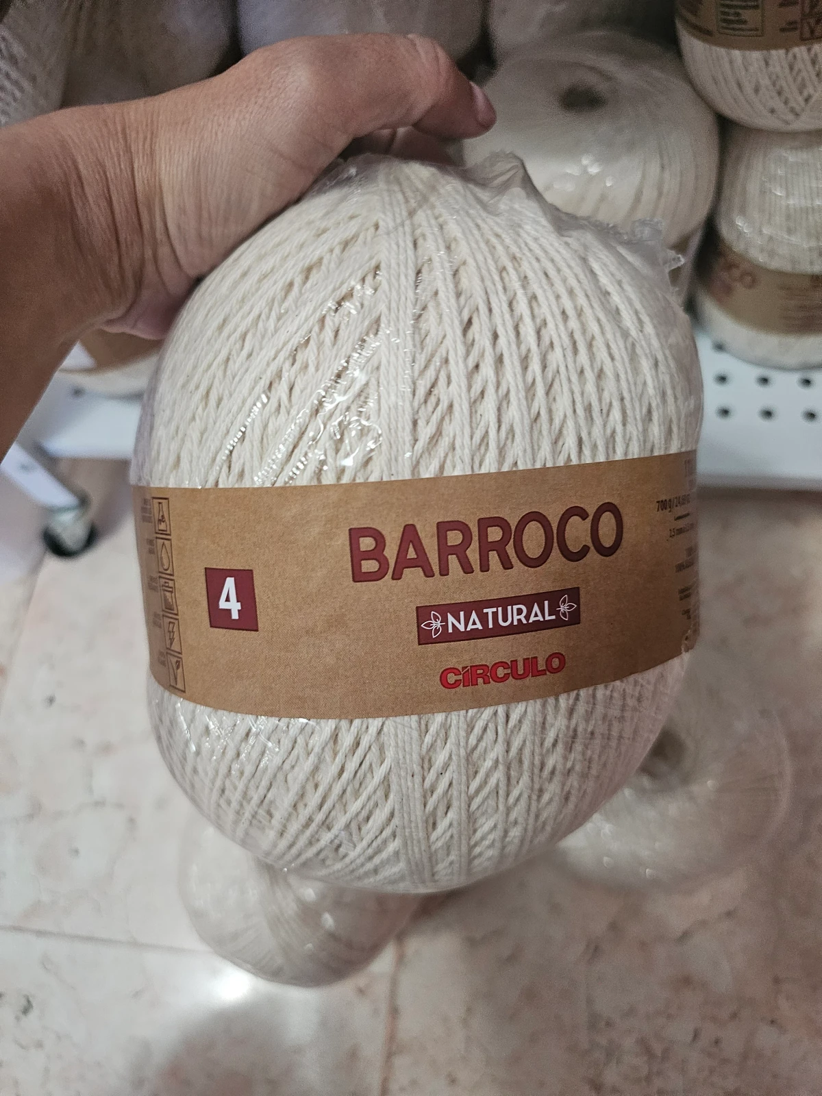 Barroco natural no 4 de 700 gramos