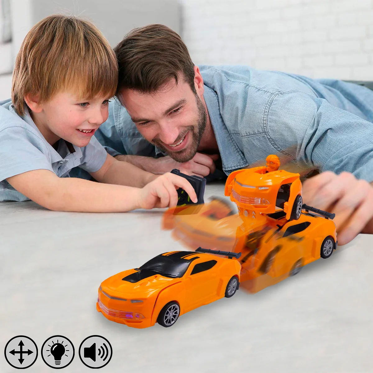 Carro Robot Transformer Deportivo