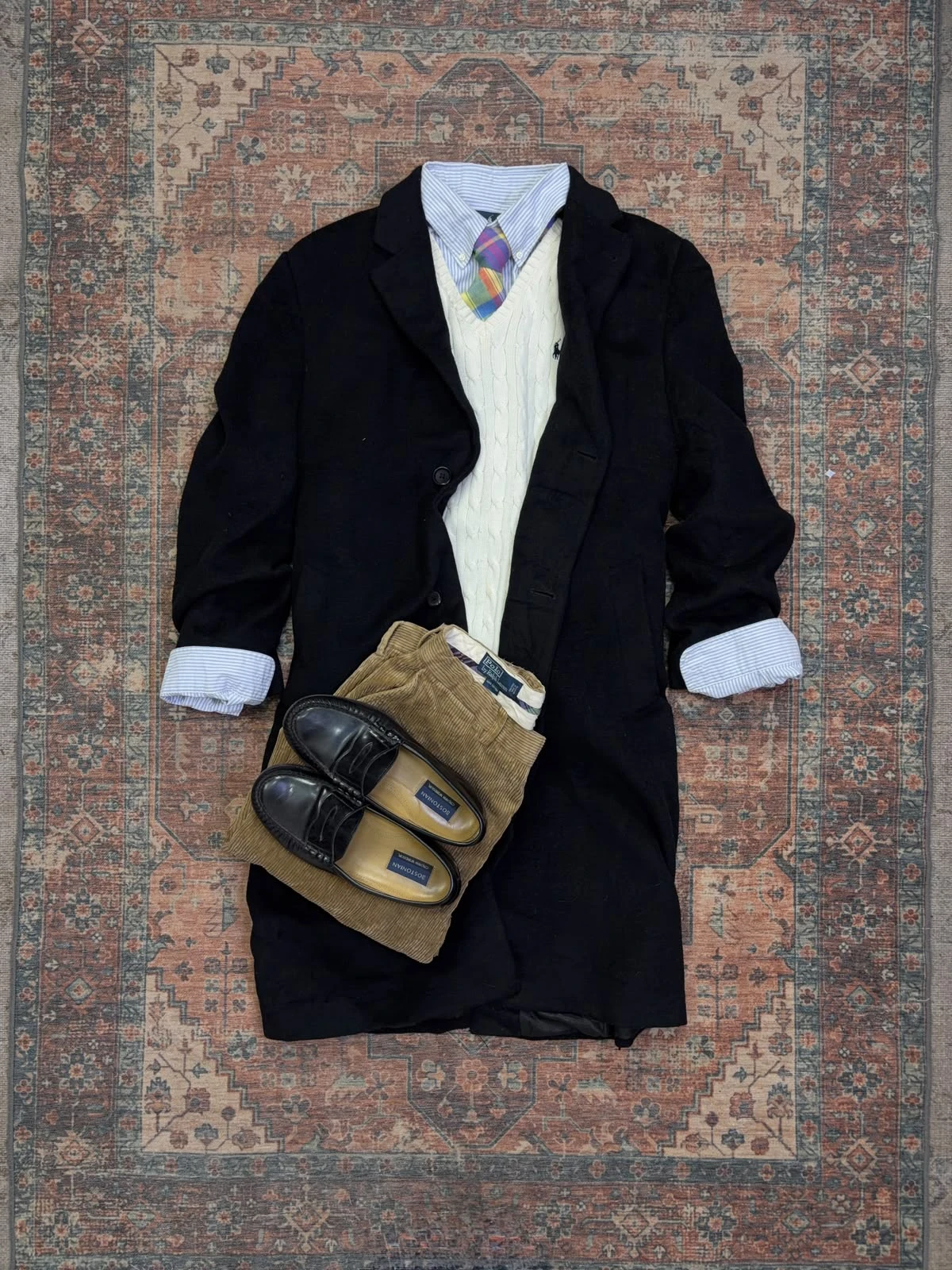 LAUREN RALPH LAUREN WOOL-BLEND OVERCOAT 2