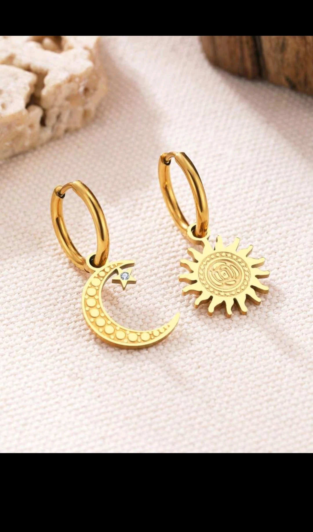 Aretes vintage/ Sol & Luna 4