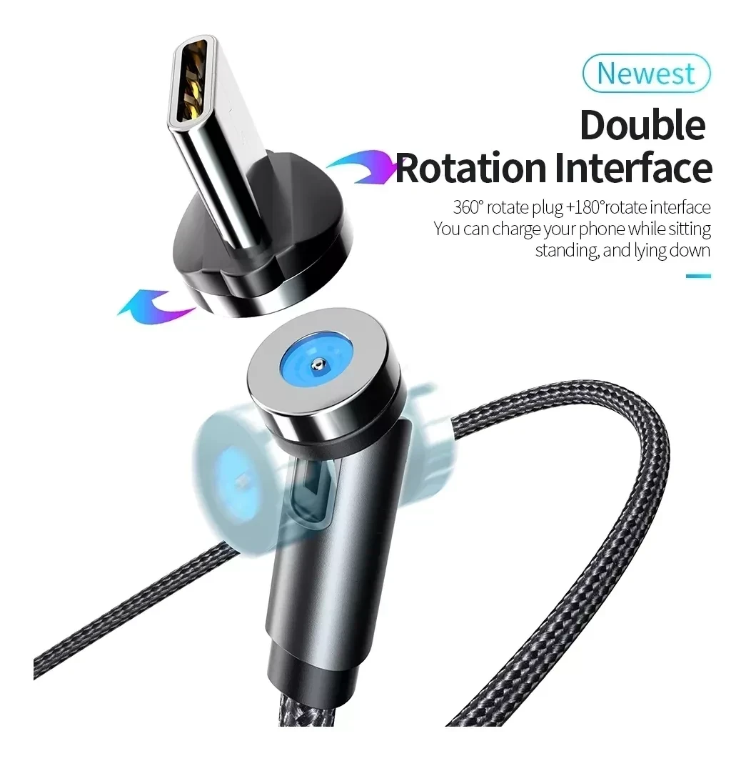 Cable Usb 3 En 1, 2 Metros, Carga Rápida Uso Rudo 5