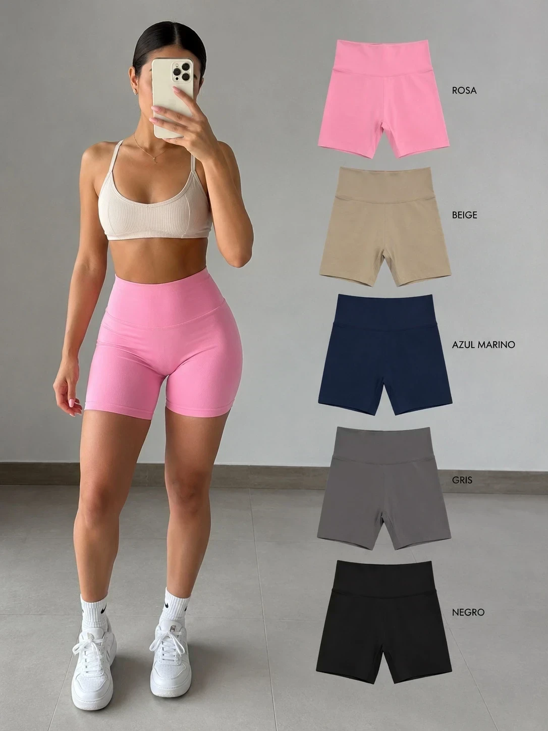 Shorts Deportivo cintura alta
