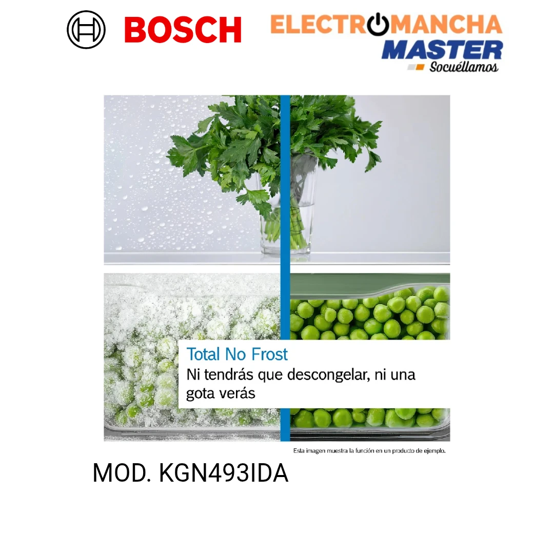 FRIGO COMBI BOSCH KGN493IDA 2,03*70 INOX NF CLASE D  7