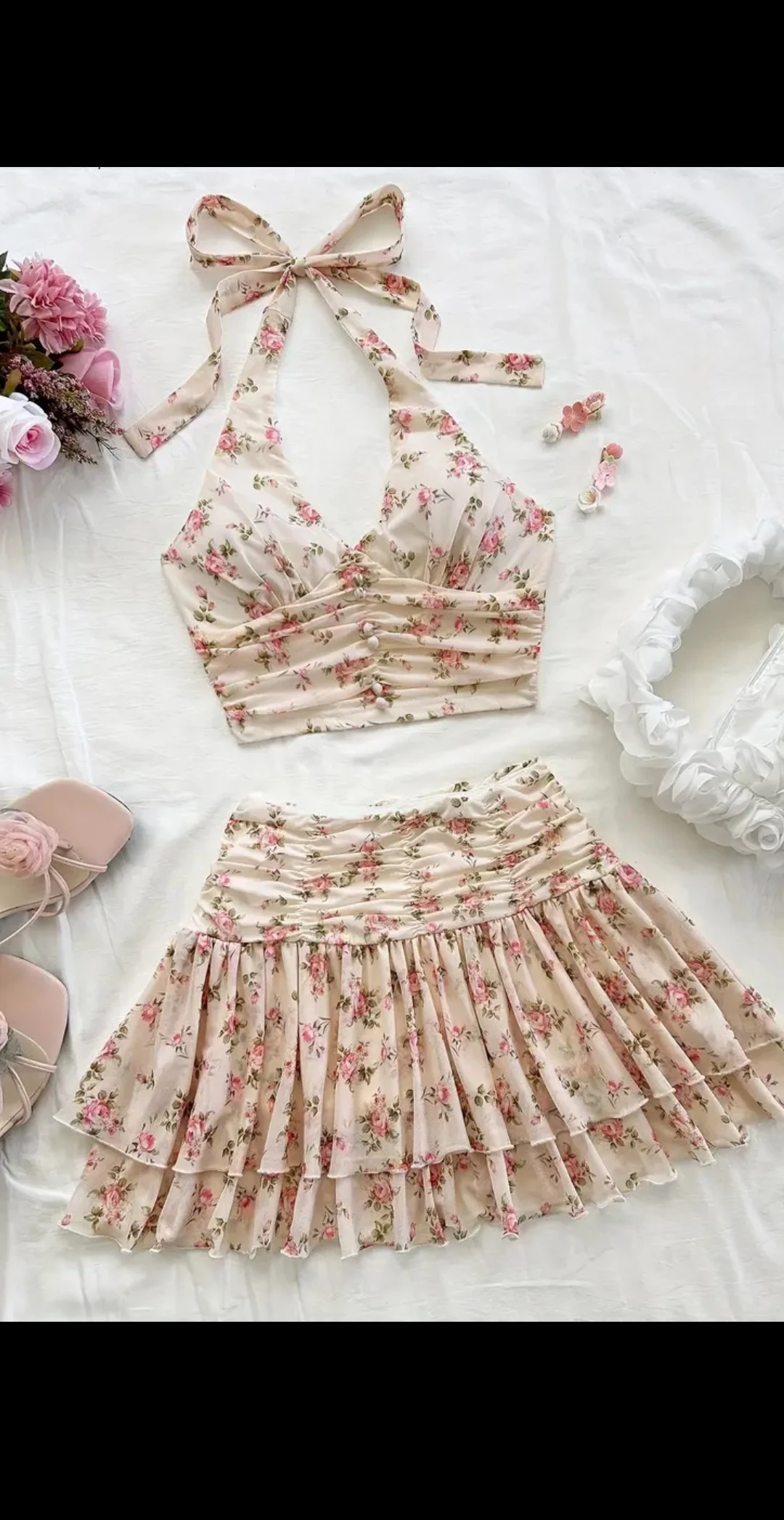 SET 2 PIEZAS FALDA SHORT