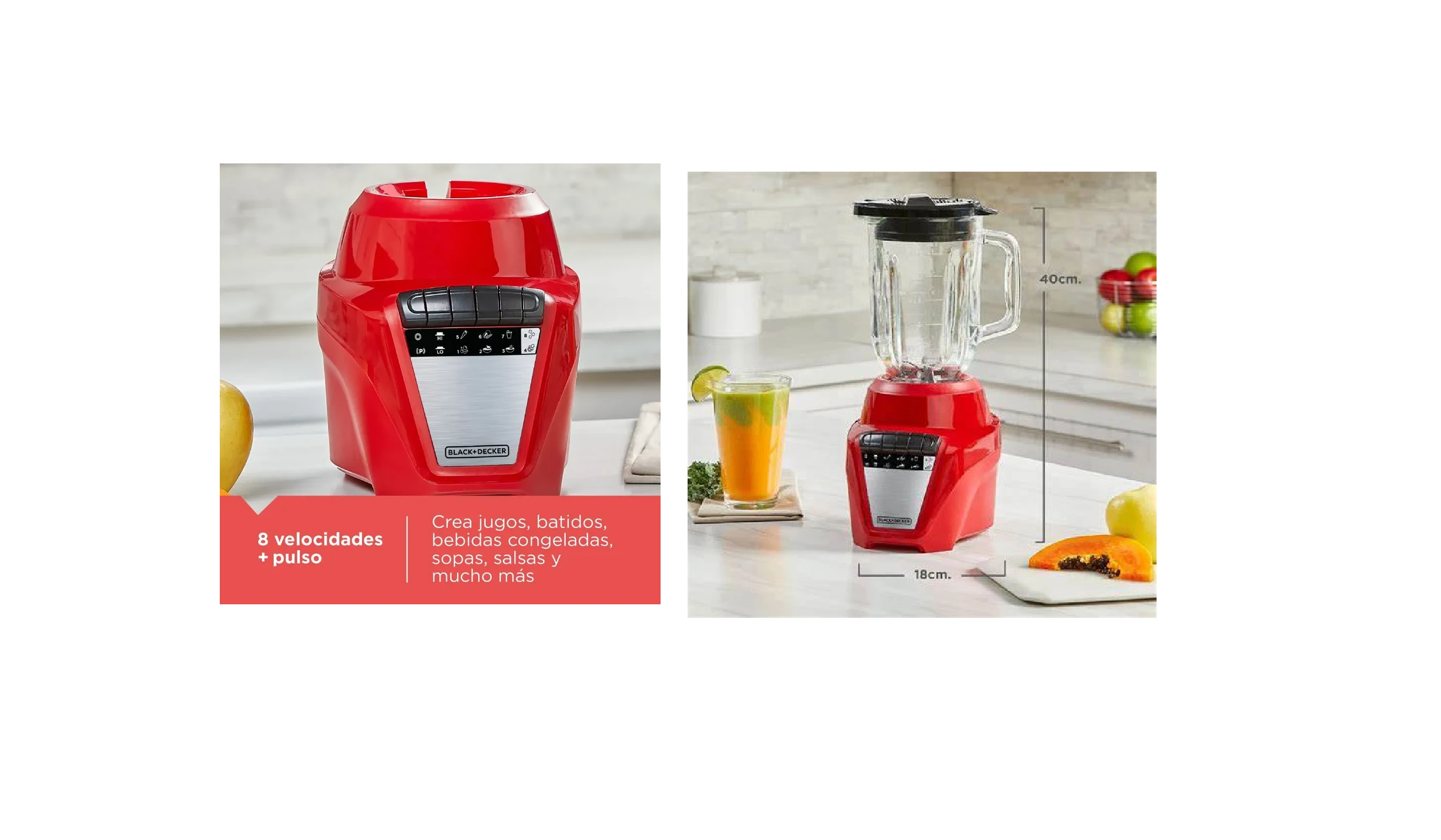 Licuadora Black&Decker De 8 Velocidades 2