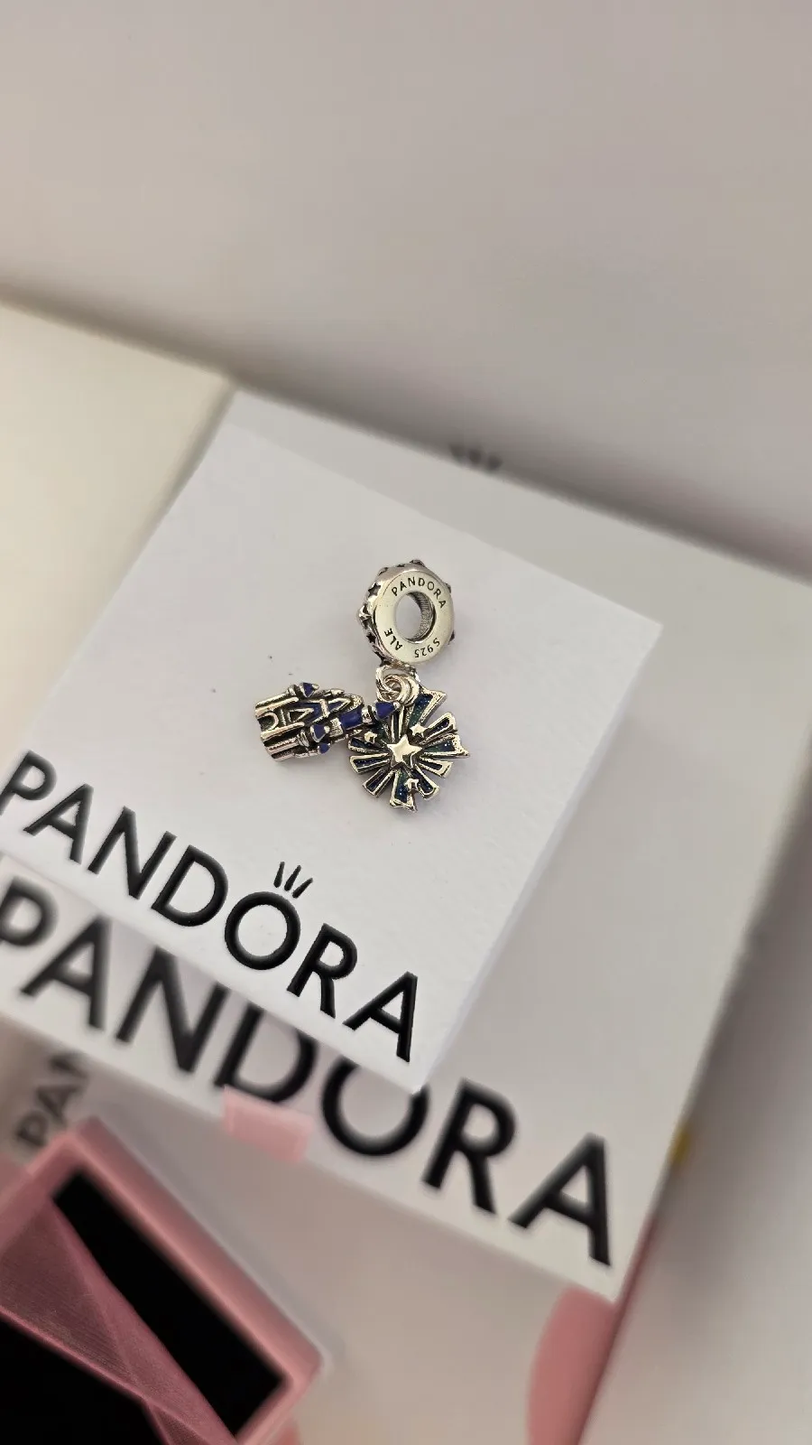 Pandora Exclusive Parks Cinderella Castle Fireworks Dangle charm 2