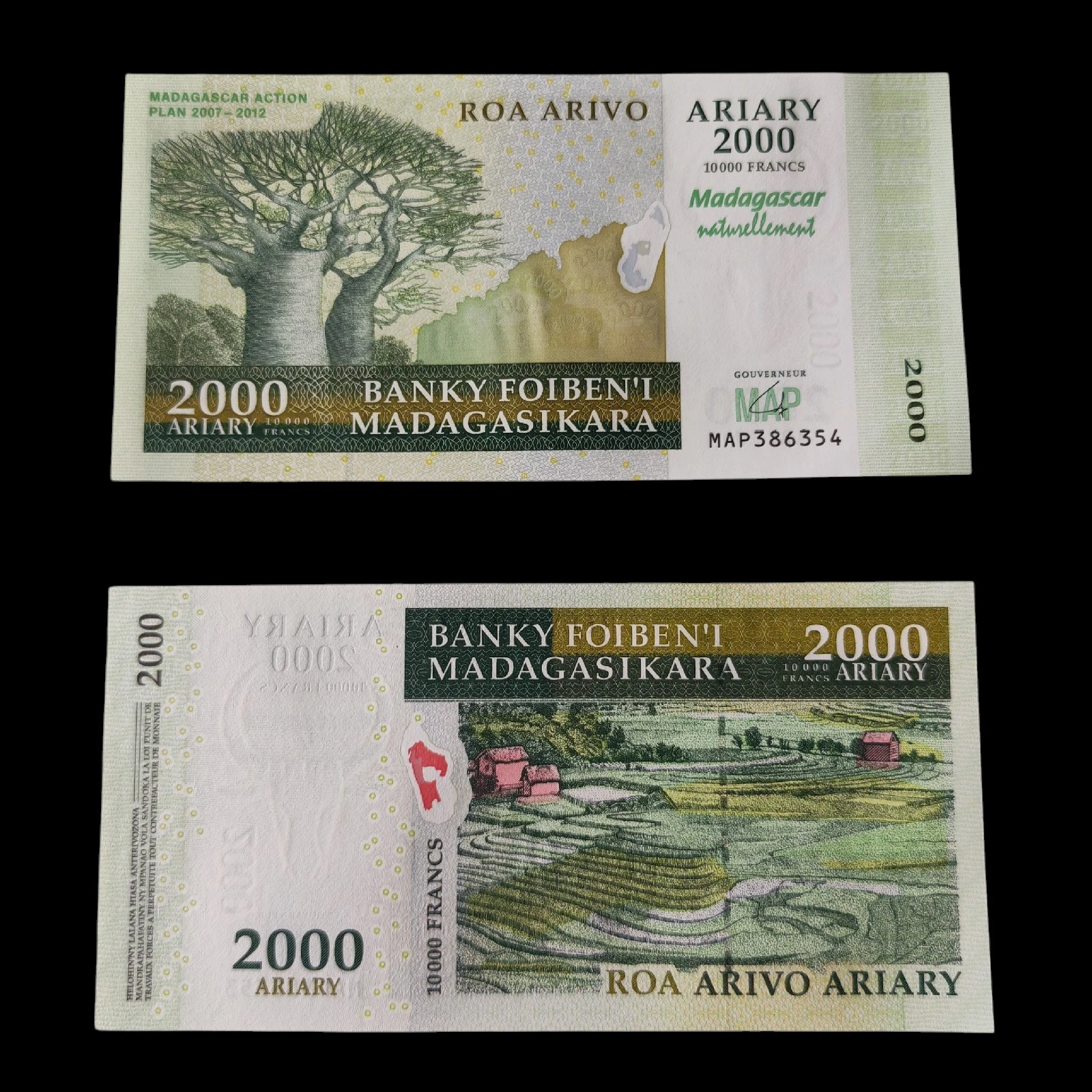 ° Madagascar 2000 Ariary UNC