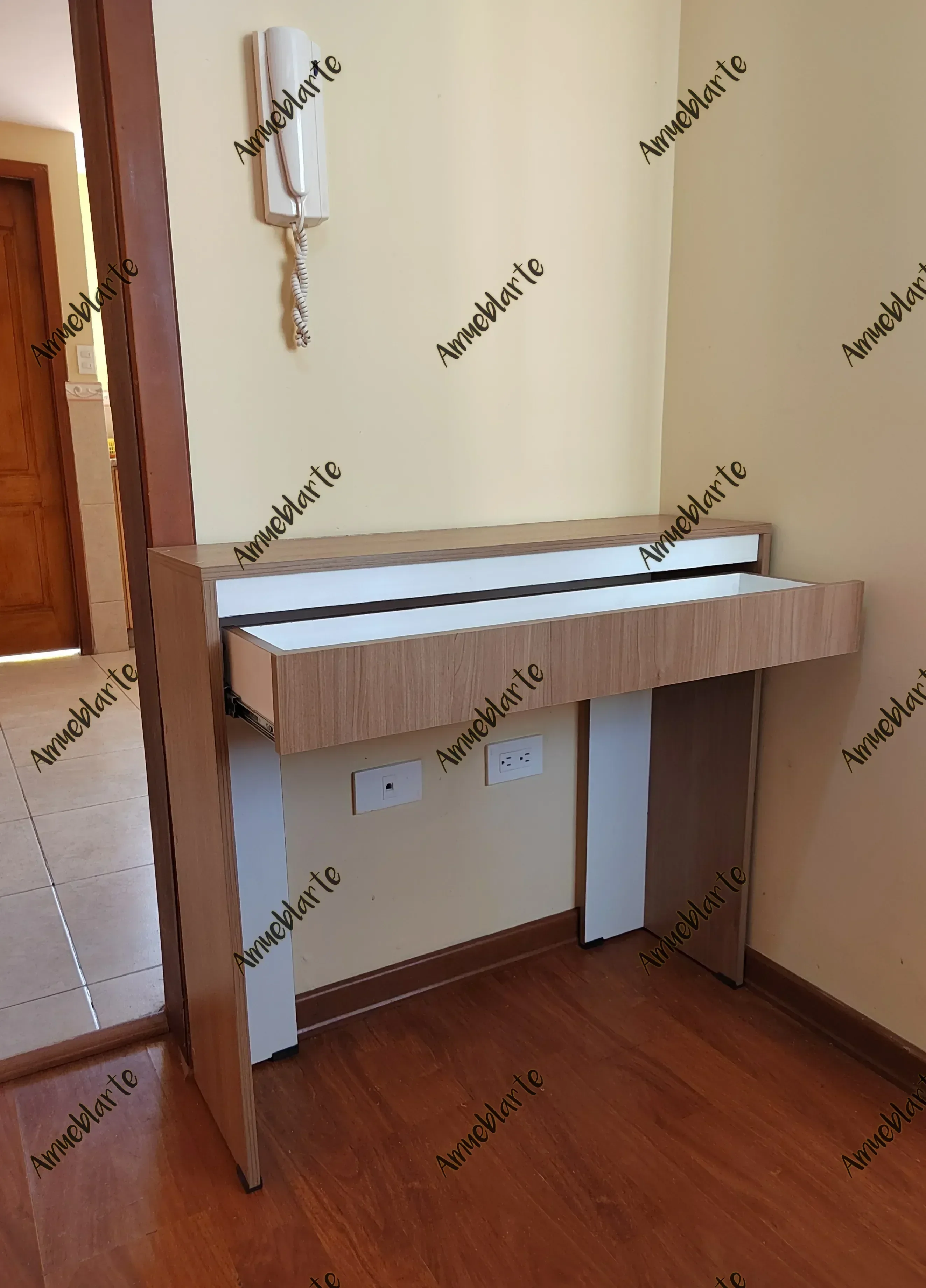 Recibidor combinado con cajón  7