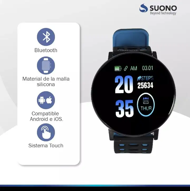 Smartwhatch SUONO 119 Plus 3