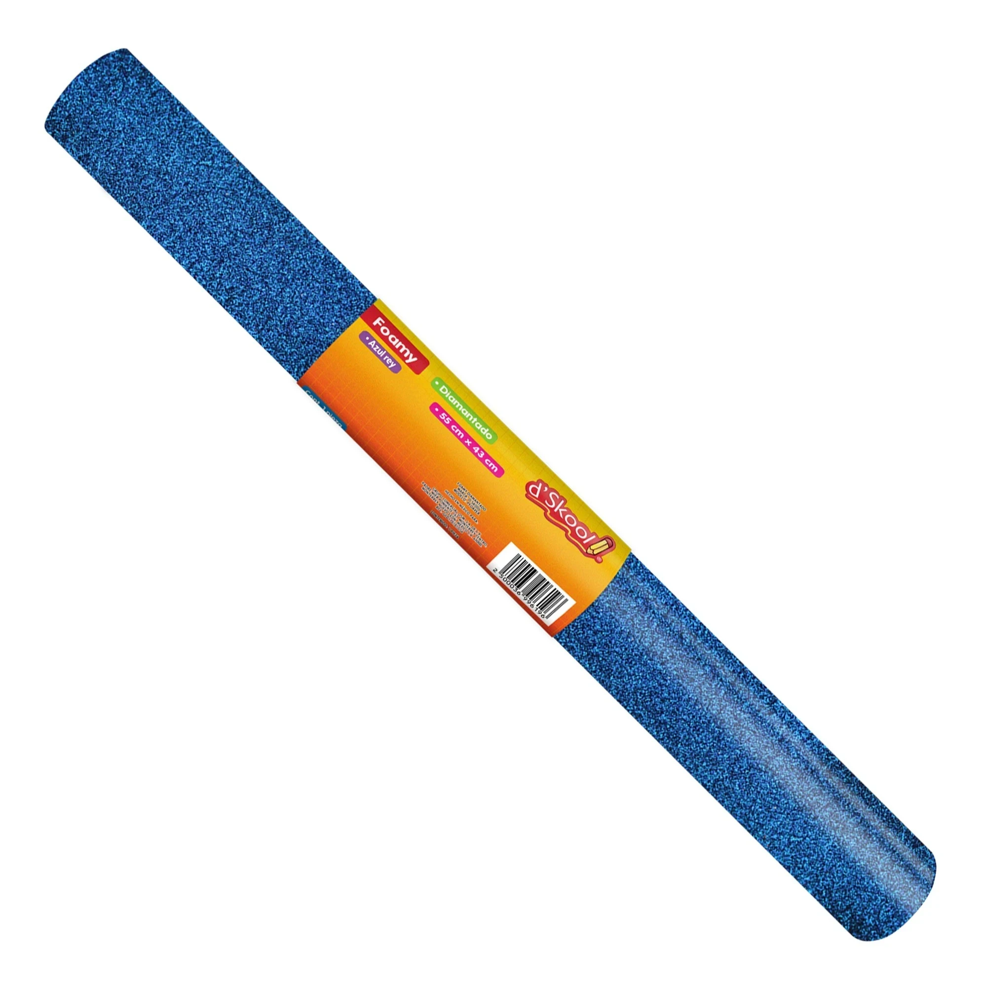 Foamy azul rey pliego diamantado 55x43
