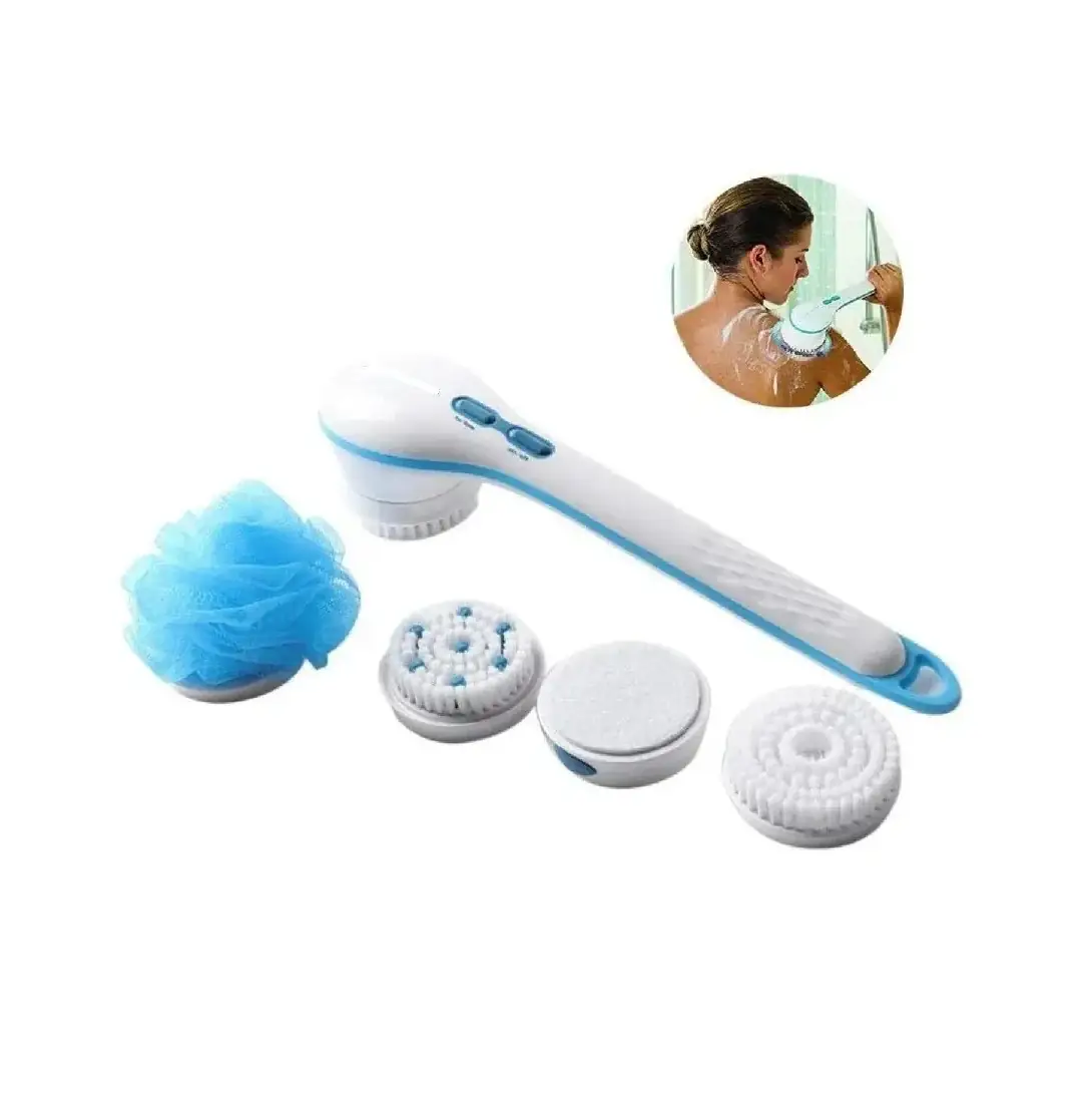 Cepillo eléctrico para baño spa cerdas intercambiables  2