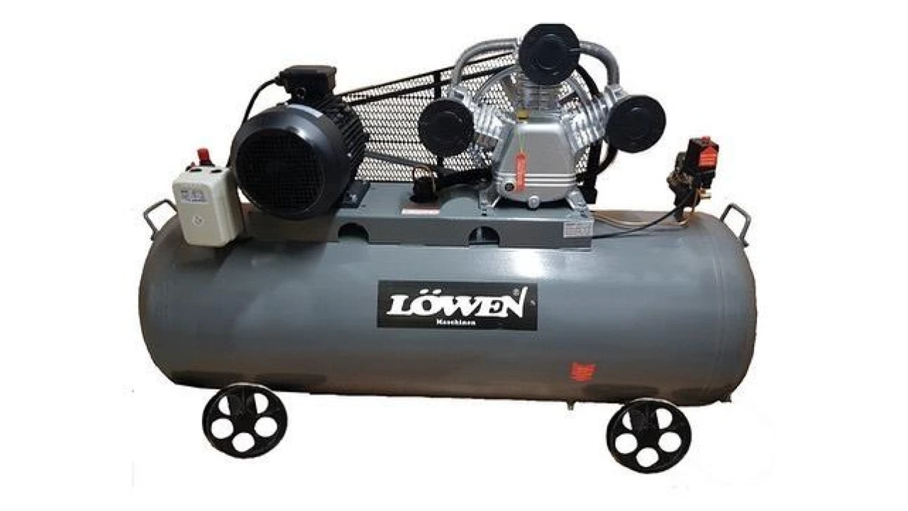 Compresor lowen 7.5 hp 500 litros trifásico con Correa