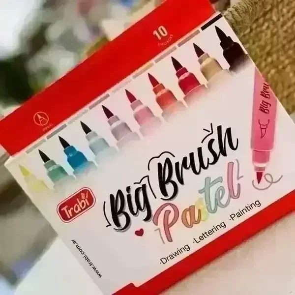Marcador Punta Pincel BB Pastel x 10