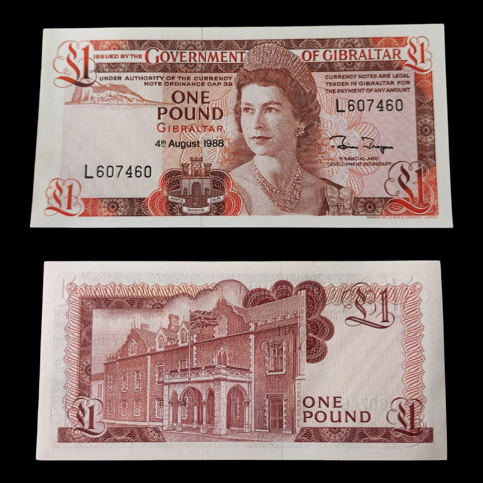 ° Gibraltar 1 Libra UNC