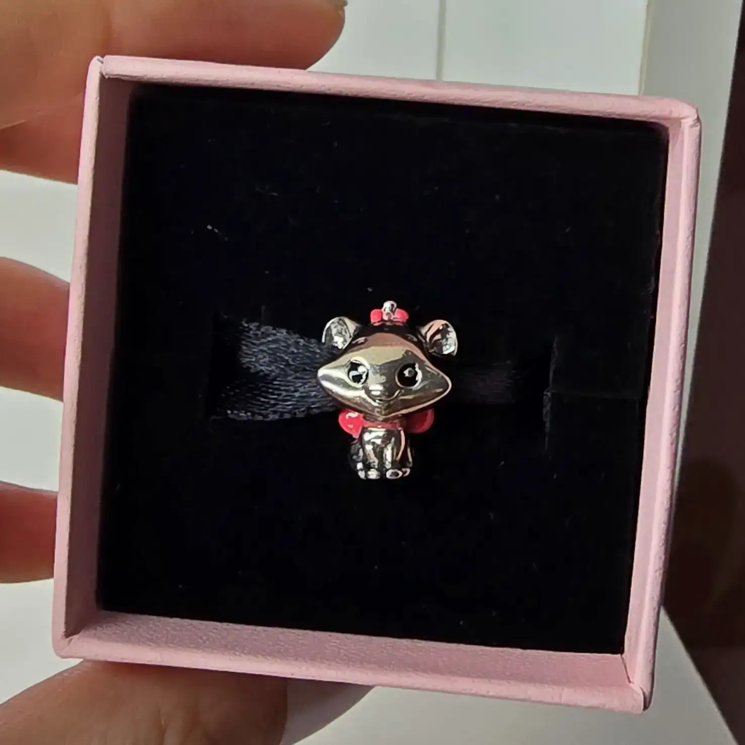 Charm Gatita Marie S925 (sin marca) compatibles con pulseras Pandora 