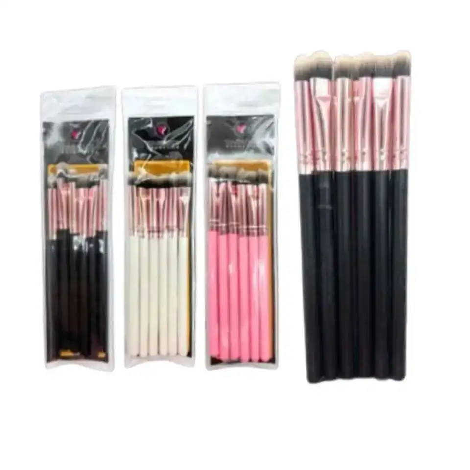 Kit de brochas de ojos 6unds