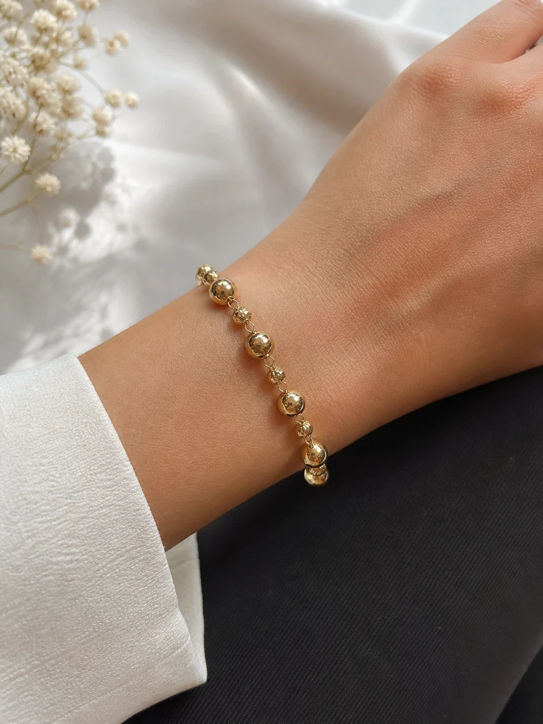 Pulsera en oro laminado 