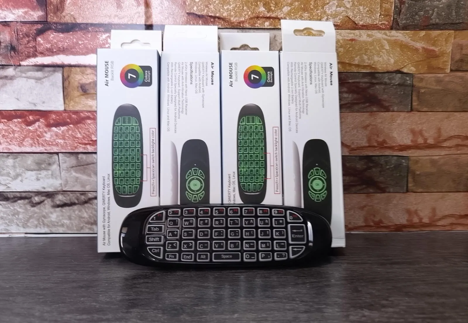 AIRMOUSE MINI TECLADO GIROSCOPIO 
