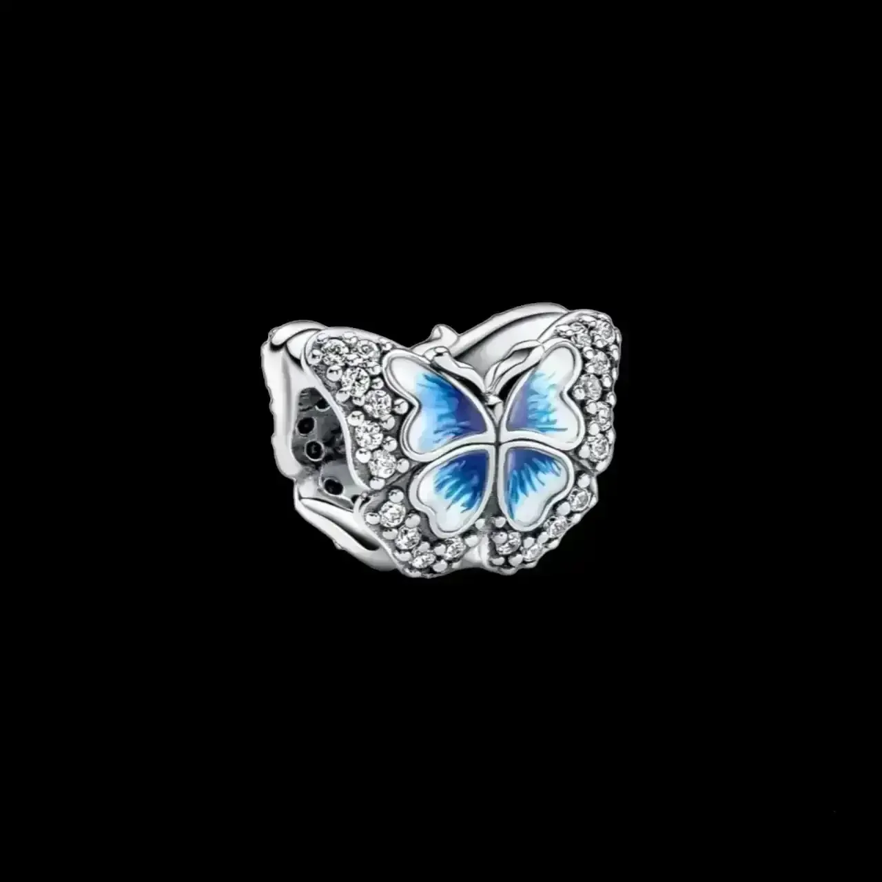 Charm Mariposa Azul Brillante  4