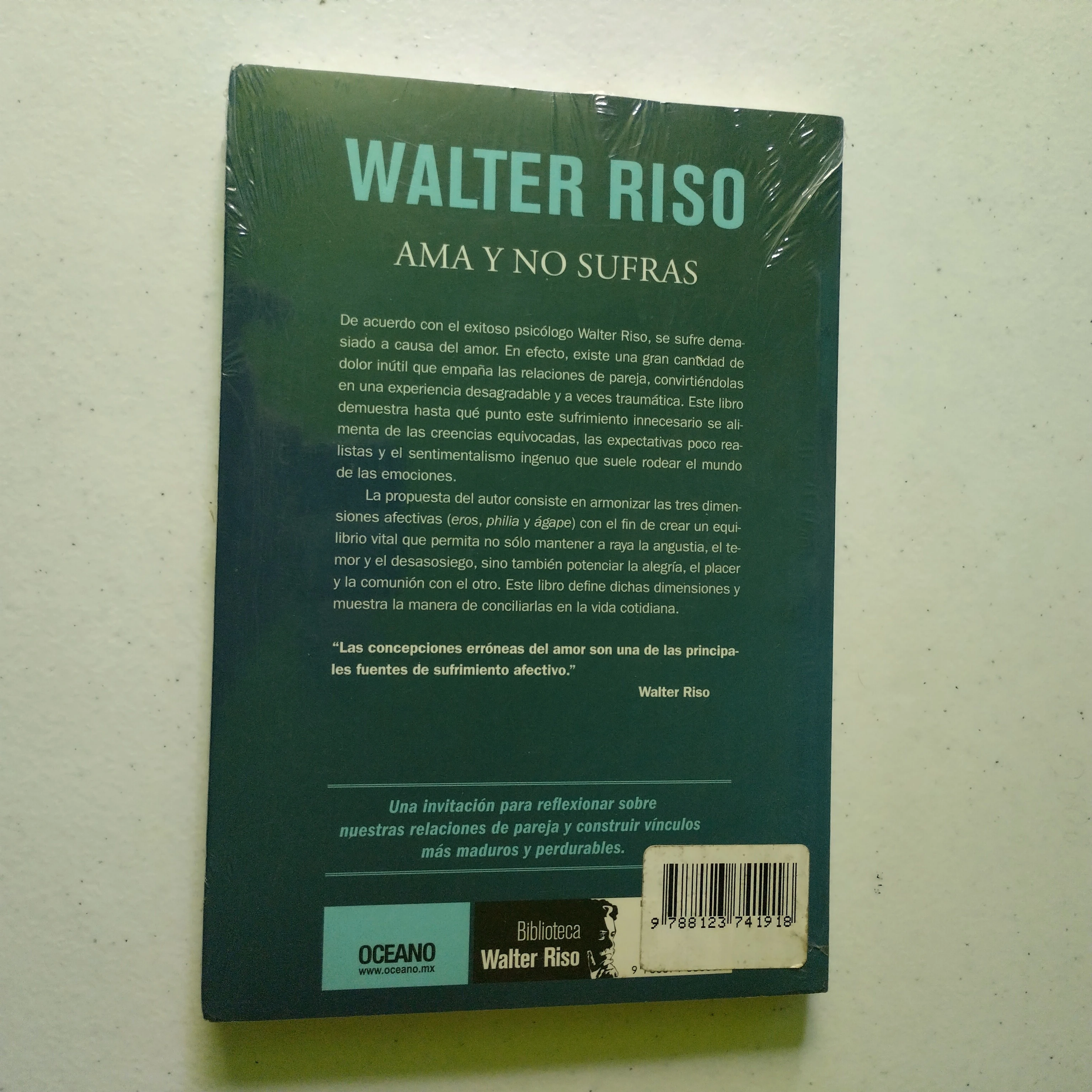 Ama y no sufras, Walter Riso, nuevo 2