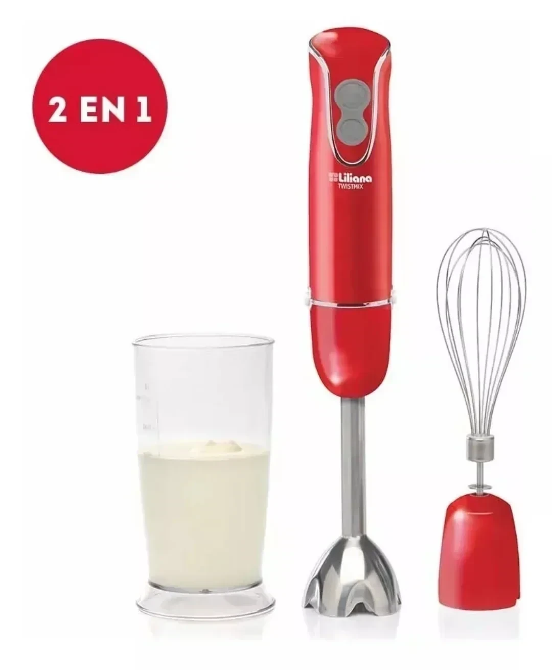 MIXER LILIANA TWISTMIX ROJO/BLANCO
