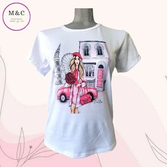 Blusa basica estampada T-G 5