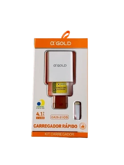 Carregador Rapido Tipo C Gold