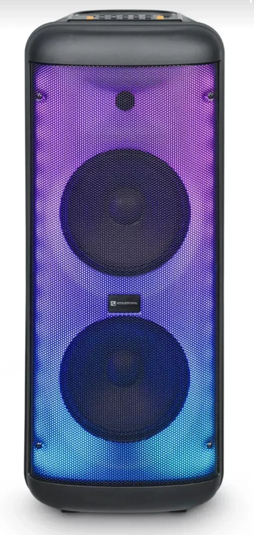 Parlante Potenciado Ken Brown Luces Led Bluetooth Halo 8