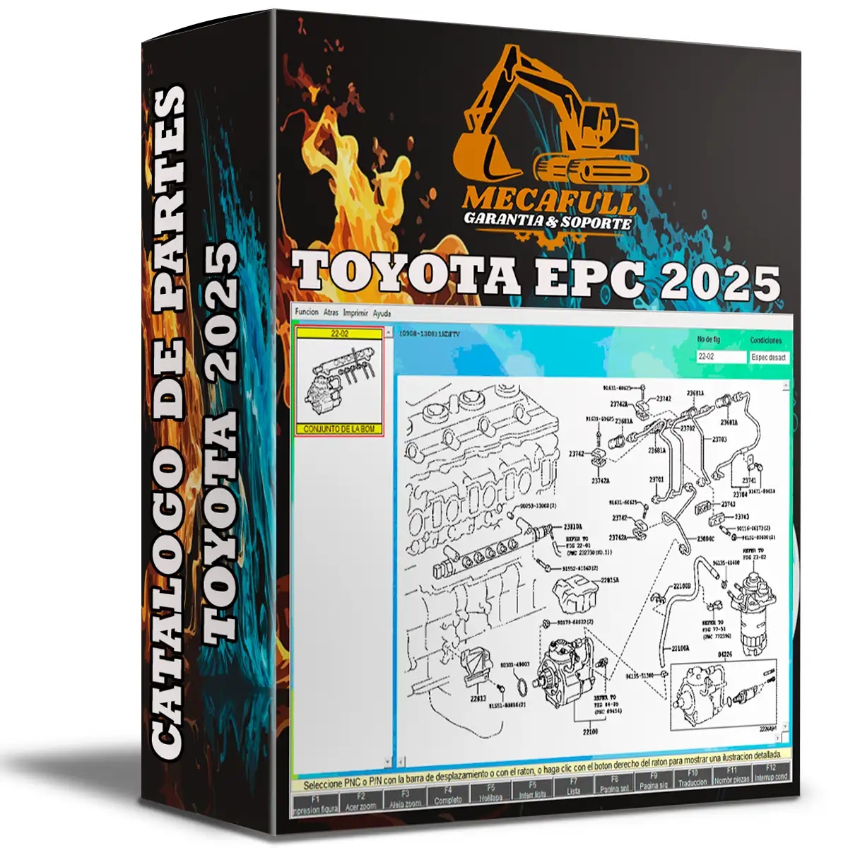 TOYOTA 2025 CATÁLOGO DE PARTE