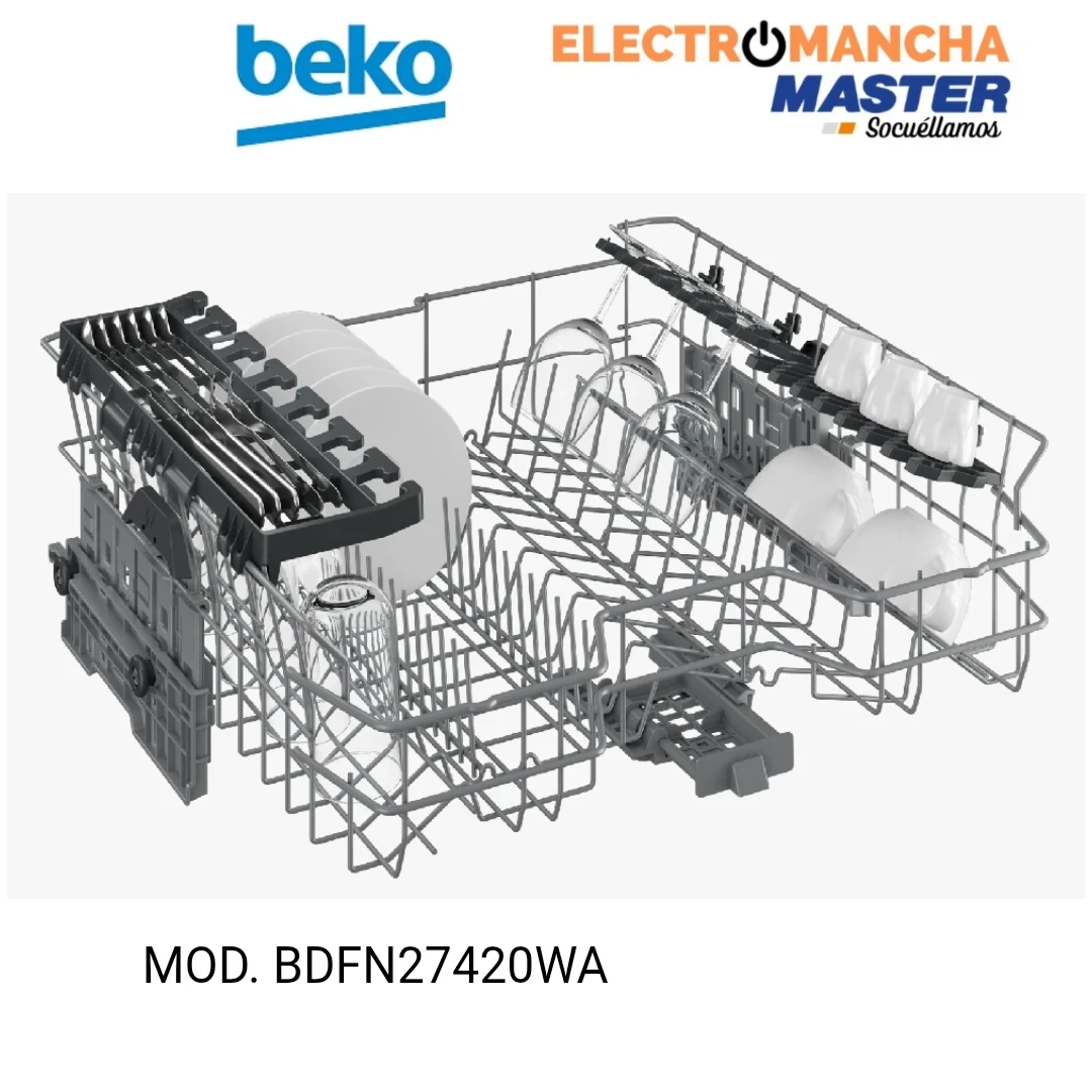 LAVAVAJILLAS BEKO BDFN26420WA AUTODOSE 14 CUB. E 5