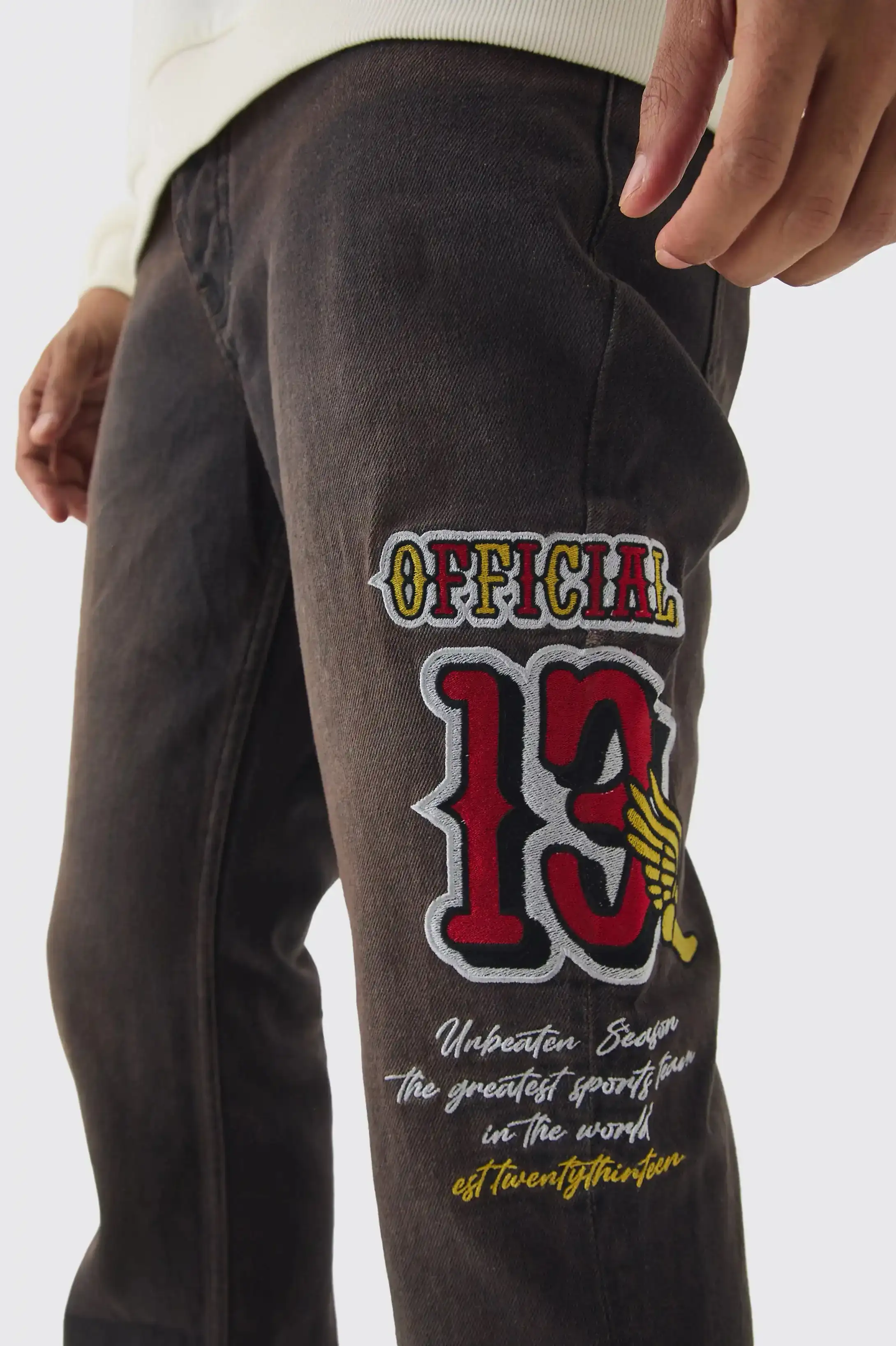 Slim Rigid Denim Jeans - 32 y 34 2