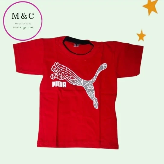 Playera T-8 marcas