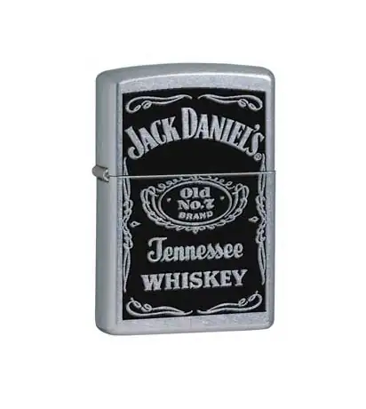 Zippo Jack Daniels Old Nro7 Label Street Crhome