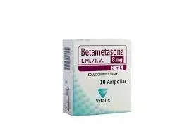 BETAMETASONA 8 MG/2 ML X 10 AMP VITALIS