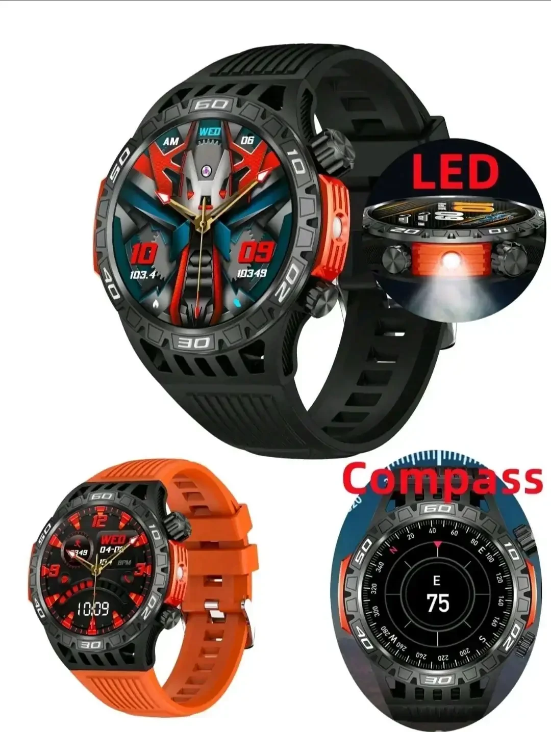Reloj Smart grado Militar 