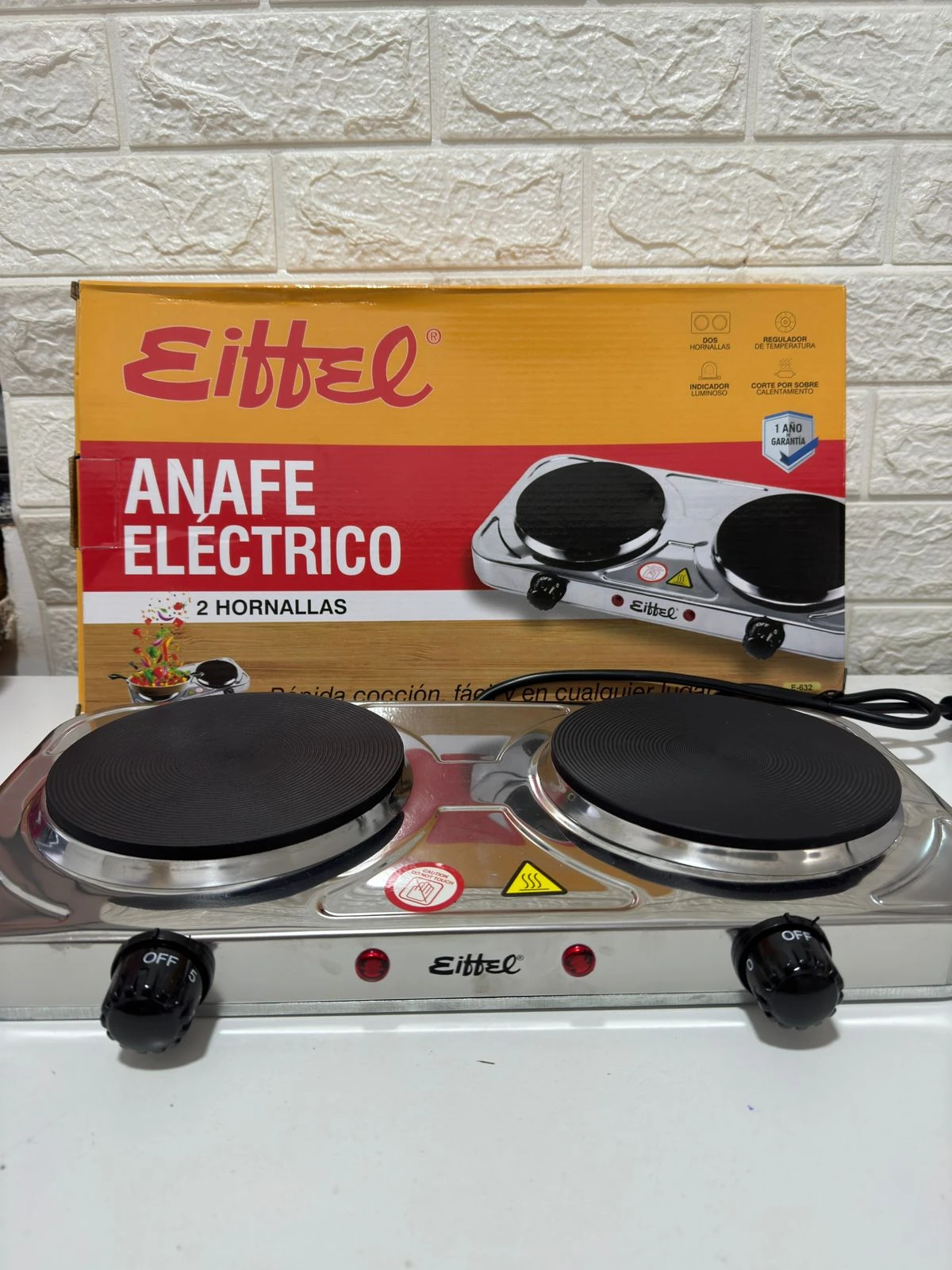 ANAFE ELECTRICO EIFFEL 2 HORNALLAS