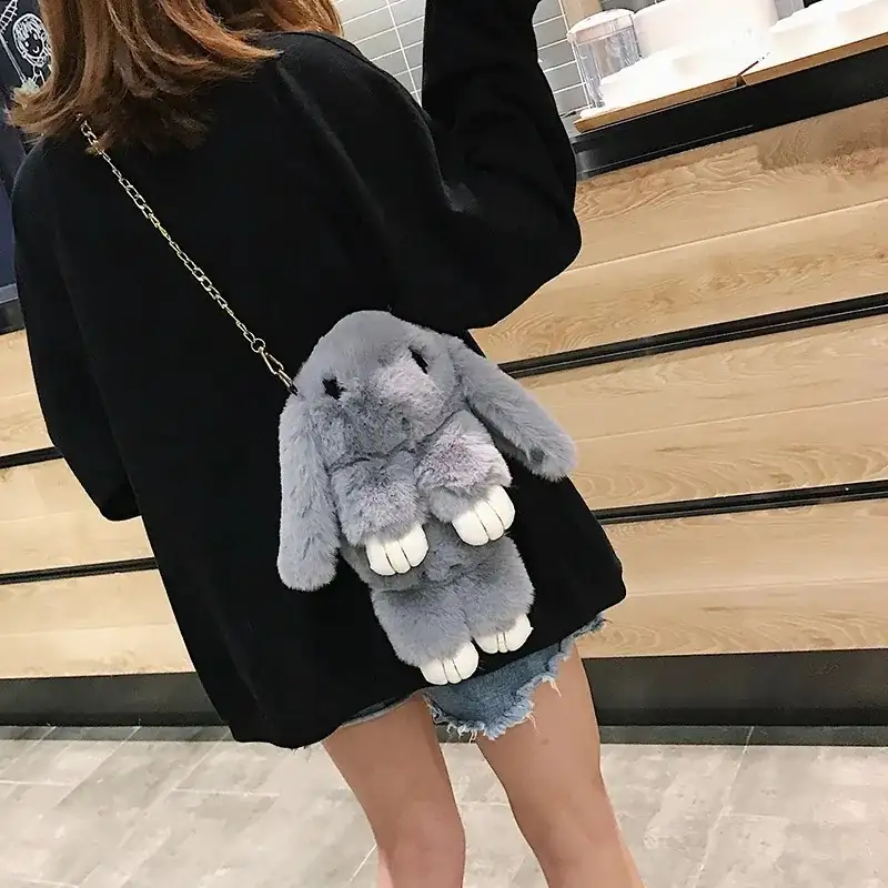 Bolsa de Conejito de peluche  4